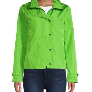 Via Siga Spring Green Packable Wind Breaker | Size S | NWT